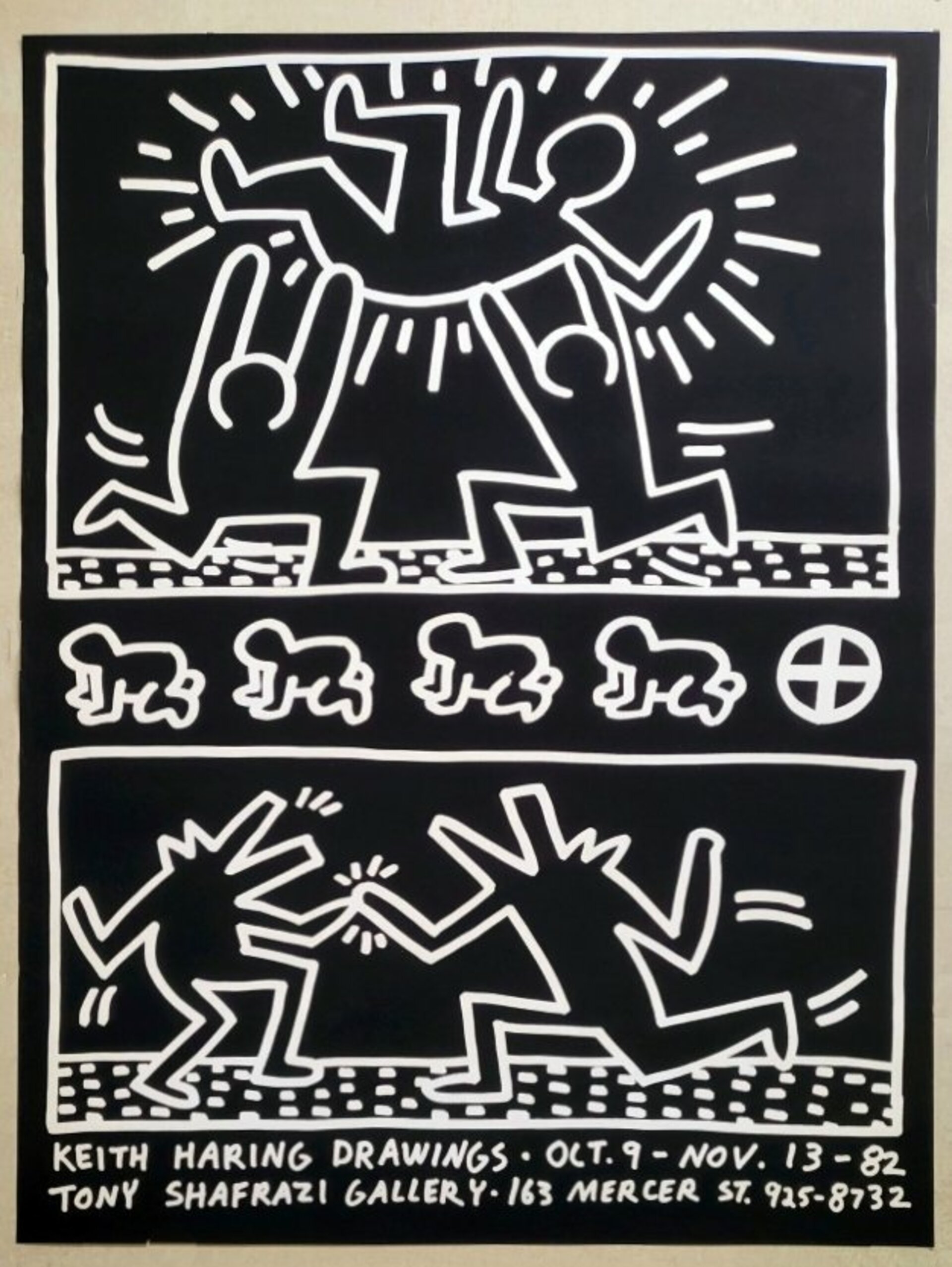 Keith Haring Drawings, Tony Shafrazi Gallery, 1982