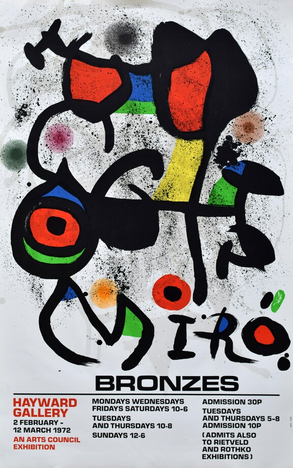 AUSSTELLUNG »MIRO BRONZES«. 1972. 
Picazo 57