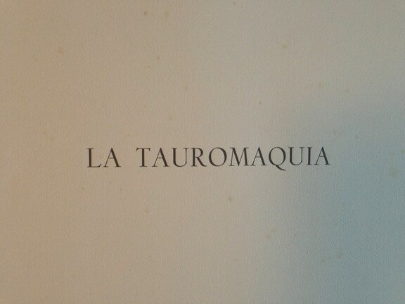 Tauromachia (nur mit 3 Lithos), Blatt 2, 17 und...