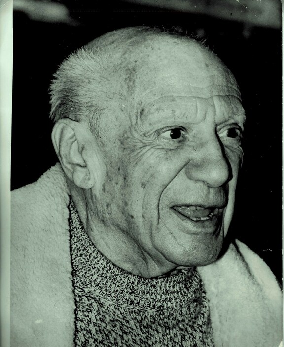 Picasso auf einem Spaziergang durch die Stadt N...