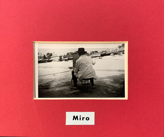 Miro an der Staffelei