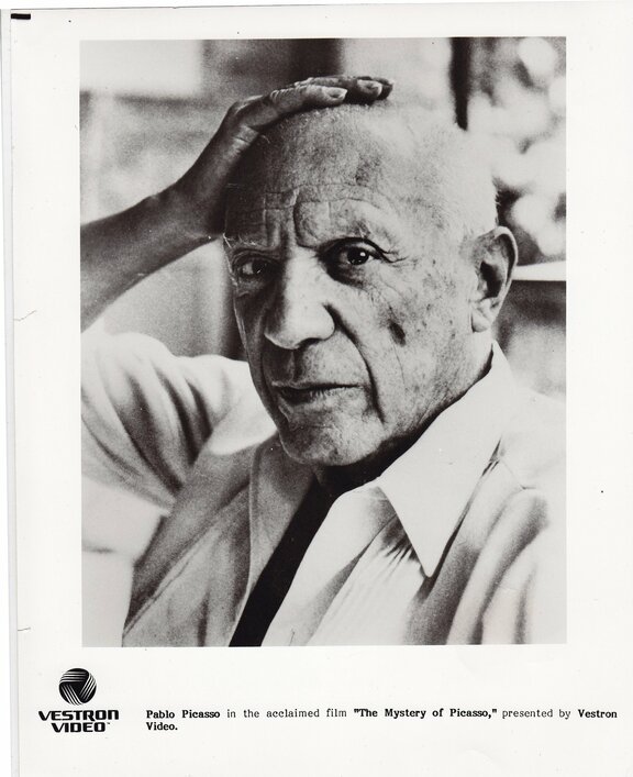 Alexander Liberman -Porträt von Picasso