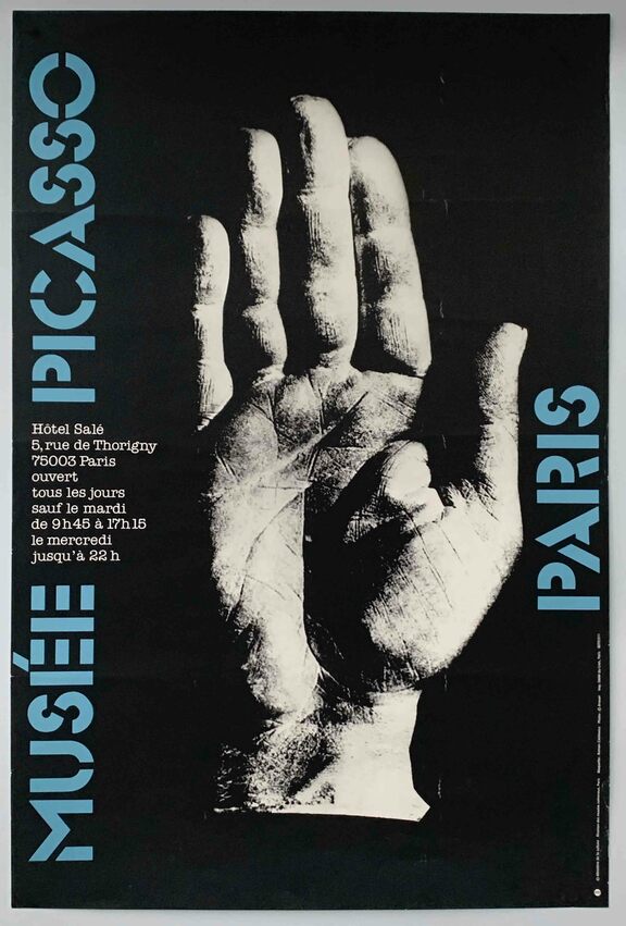 Die Hand Picassos  -  Brassai - kleines Plakat ...