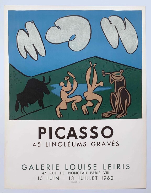 Bacchanale au taureau noir - Picasso, 45 Linols...