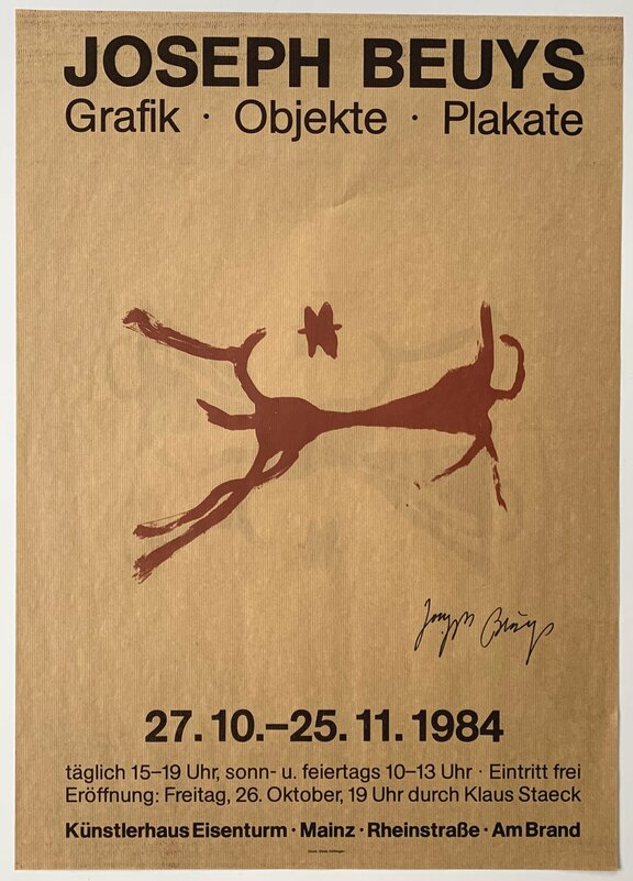 Beuys Grafik, Objekte, Plakate (Schakal)